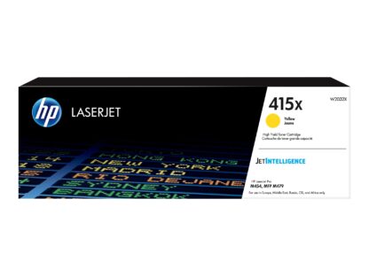 HP 415X Yellow LaserJet Toner Cartridge W2032xc